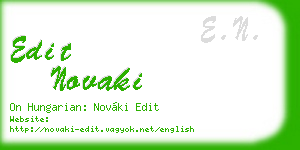 edit novaki business card
