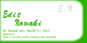 edit novaki business card